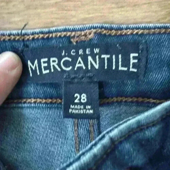J.Crew Mercantile Sz 28 Women’s Curvy Skinny Jeans High Rise Style K3355 denim - Picture 8 of 10